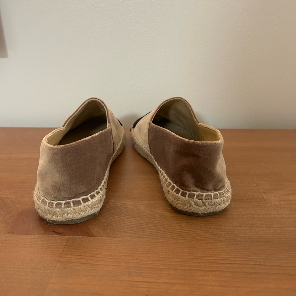 Chanel beige velvet espadrille. Size 36 - Picture 3 of 6